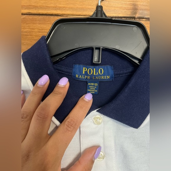 Polo Ralph Lauren unique embroidered polo collars shirt size M (10-12) kids - Picture 5 of 9